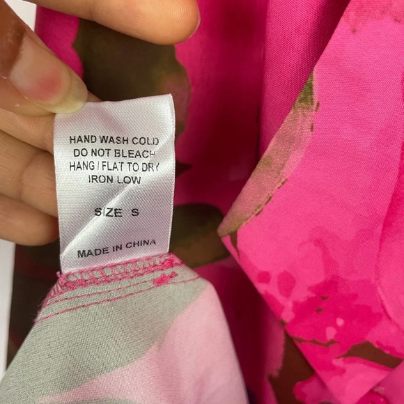 NWT Vestique Jacqueline Floral Pink Midi Dress Size Small - Picture 13 of 16